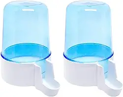 2 Bebedouro Automático 300ml Malha Larga Para Aves e Calopsitas