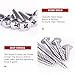 Hilitchi 240 Pcs #8 304 Stainless Steel Phillips Truss Head Self Tapping Sheet Metal Screws Assortment Kit Set