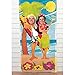 Fun Express Luau Couple Face Photo Door Banner Poster Party Decor