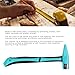 Machinist Hammer, Blacksmith Hammer with Carbon Steel Head and TPR Handle, Forging Hammer for Engineers Woodworkers Locksmiths, Multi Functional Professional Tool for Factory Maint (M)