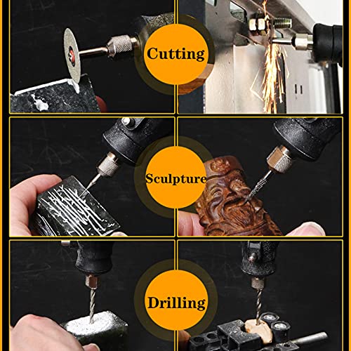 Mikroschleiferkit, Multifunktionswerkzeug, 12 Zubehörteile, Multifunktionsschleifmaschine Zum Schneiden, Schleifen, Polieren, Schärfen, Reinigen, Gravieren – Bild 5