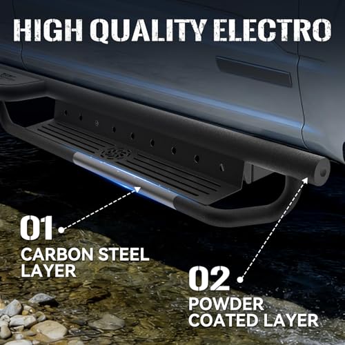 Estribos para Ford F150 F250 F350 2015-2025 Acero miniatura 4