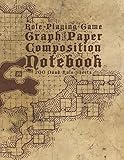  Role Playing Game Graph Paper Composition Notebook 200 Quad Rule Sheets: A Game Master\'s Tool For Proper Dungeon Planning