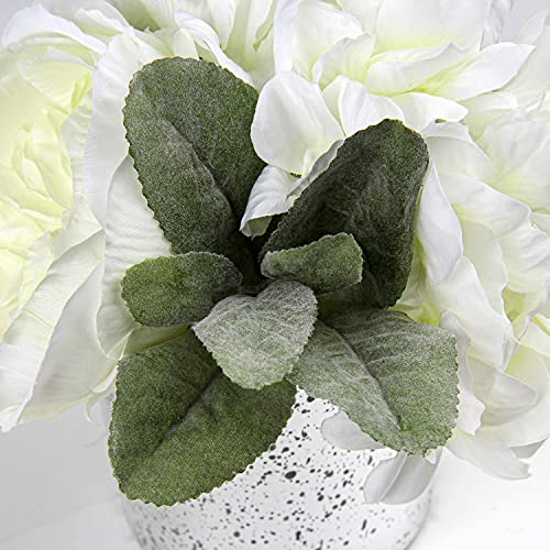 Peonie Artificiali con Vaso, Ortensia Bouquet