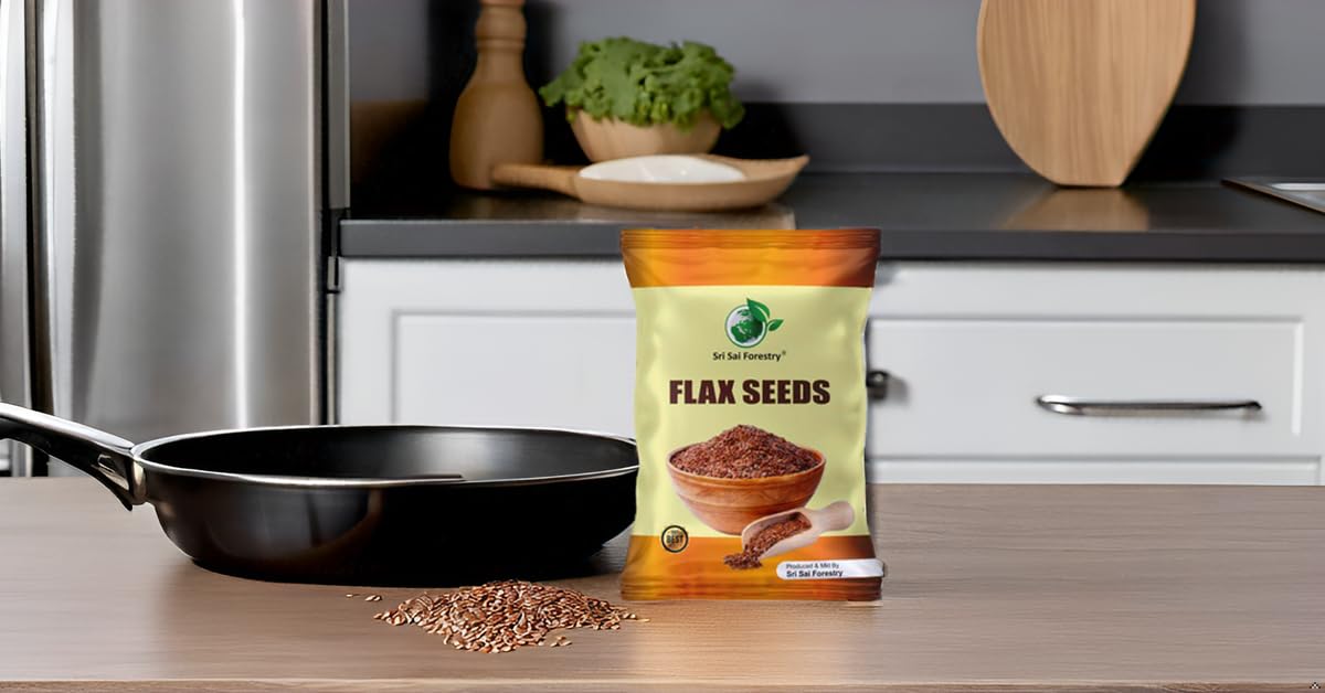 SRI SAI FORESTRY Flax Seeds (Alsi Seeds) – 250g – Rich in Fiber & Omega-3, Raw Unroasted Seeds for Hair Growth and Healthy Eating 2
