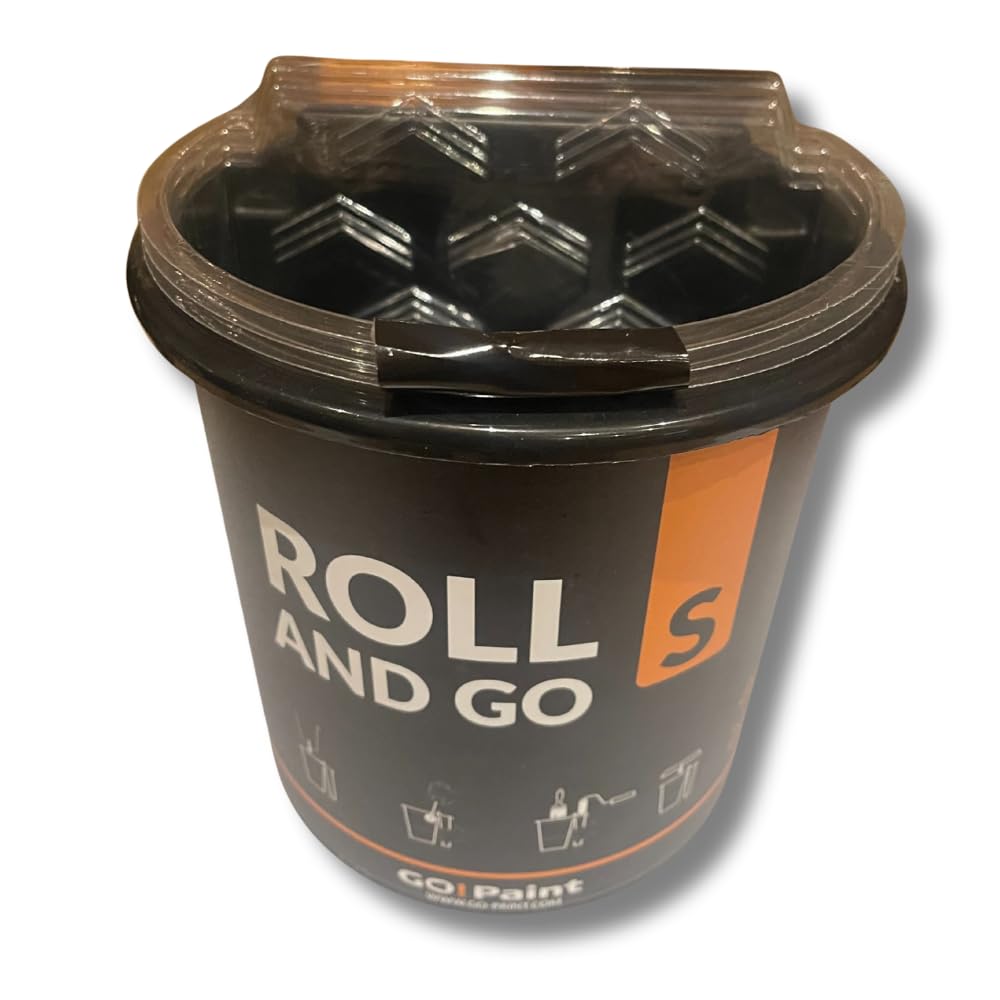GO!PAINT ROLL AND GO S PAINT KETTLE FOR EASY PAINTING AND DECORATING, COMPLETE WITH 3 LINERS AND LID