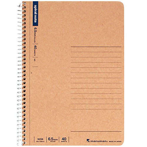 Cahier B6 Maruman N238 pour éviter l'encre qui traverse le papier