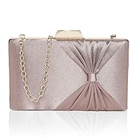 Lavie Women’s Bow Frame Clutch Bags | Detachable Chain Sling Strap | Ladies Purse Wallet
