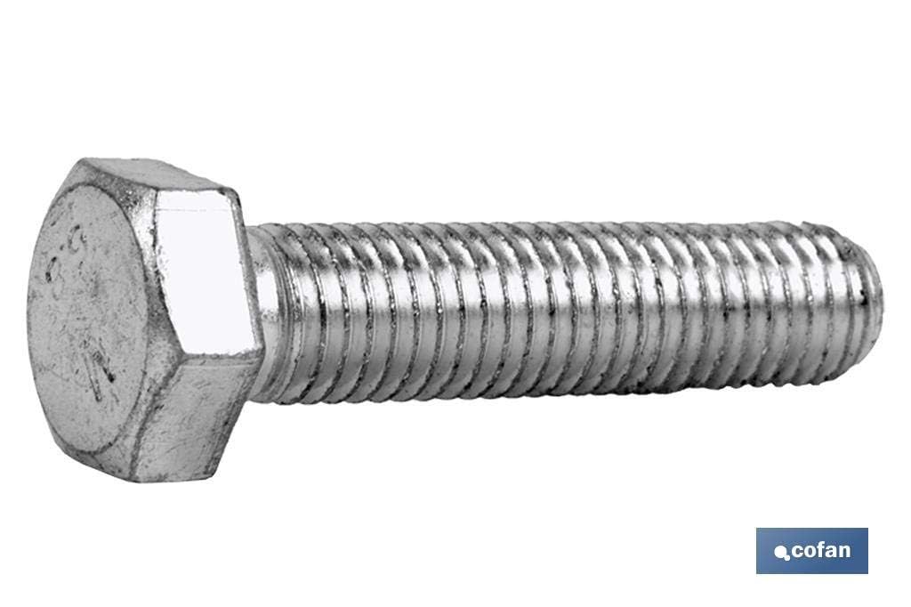 COFAN 000108110Z T. Hex 8.8 Zinc (din 933), Din-933 C-8.8 M-8 X 110 Z for DIYers & Professionals - Image 3