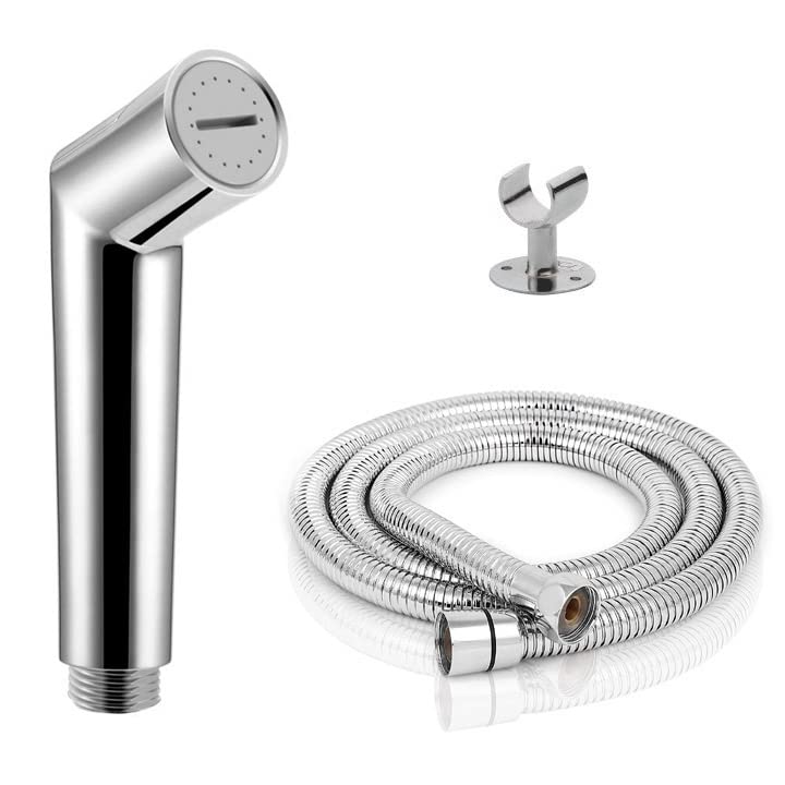 SCW™ Bathroom Toilet Brass Health Faucet Set Only Gun Kitchen Sink Drainer Hot & Cold Mixer Connection Pipe Angler Stop Cock Valve All Product (ABS Health Faucet Full Set) SCW™ Bathroom Toilet Brass Health Faucet Set Only Gun Kitchen Sink Drainer Hot & Cold Mixer Connection Pipe Angler Stop Cock Valve All Product (ABS Health Faucet Full Set)