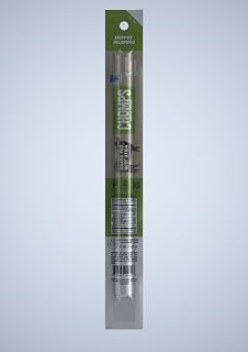 Grass Fed Jalapeno Beef Jerky Snack Sticks, Keto & Paleo, Whole30 Approved, Non-GMO, Gluten Free, Sugar Free, Nitrate Free, Low Carb, 90 Calorie Snacks, 1.15 Oz Meat Stick, Pack of 24