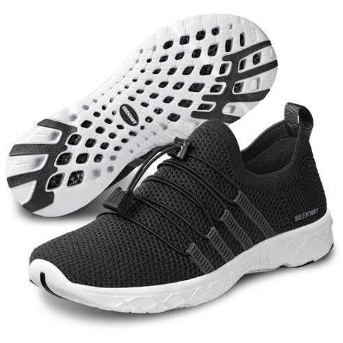 SEEKWAY Mens Womens Water Shoes Quick Dry Aqua Shoes Barefoot for Beach Surf Hiking Pool Water Sports