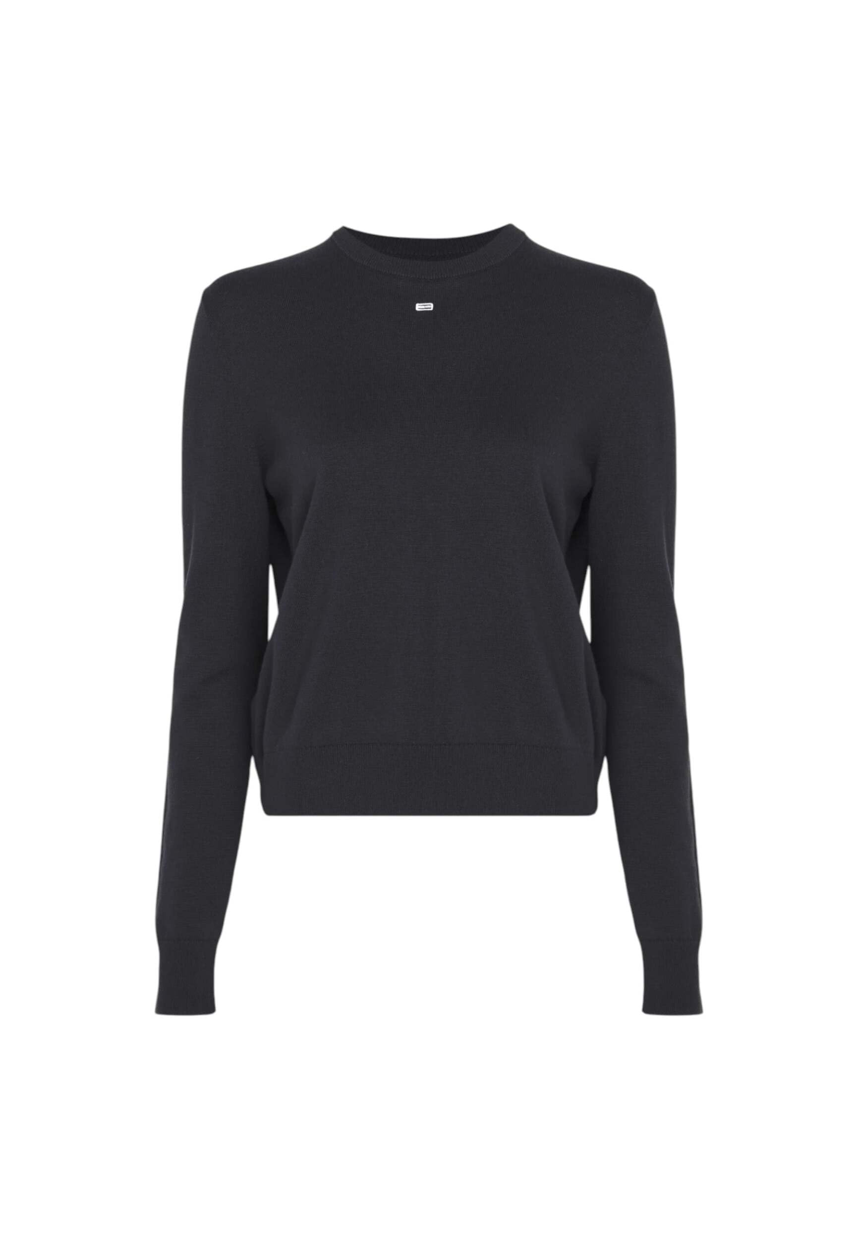Tommy Jeans Women's TJW Essential Crew Sweater EXT DW0DW20159 Pullover Sweater, Black (Black), 4XL