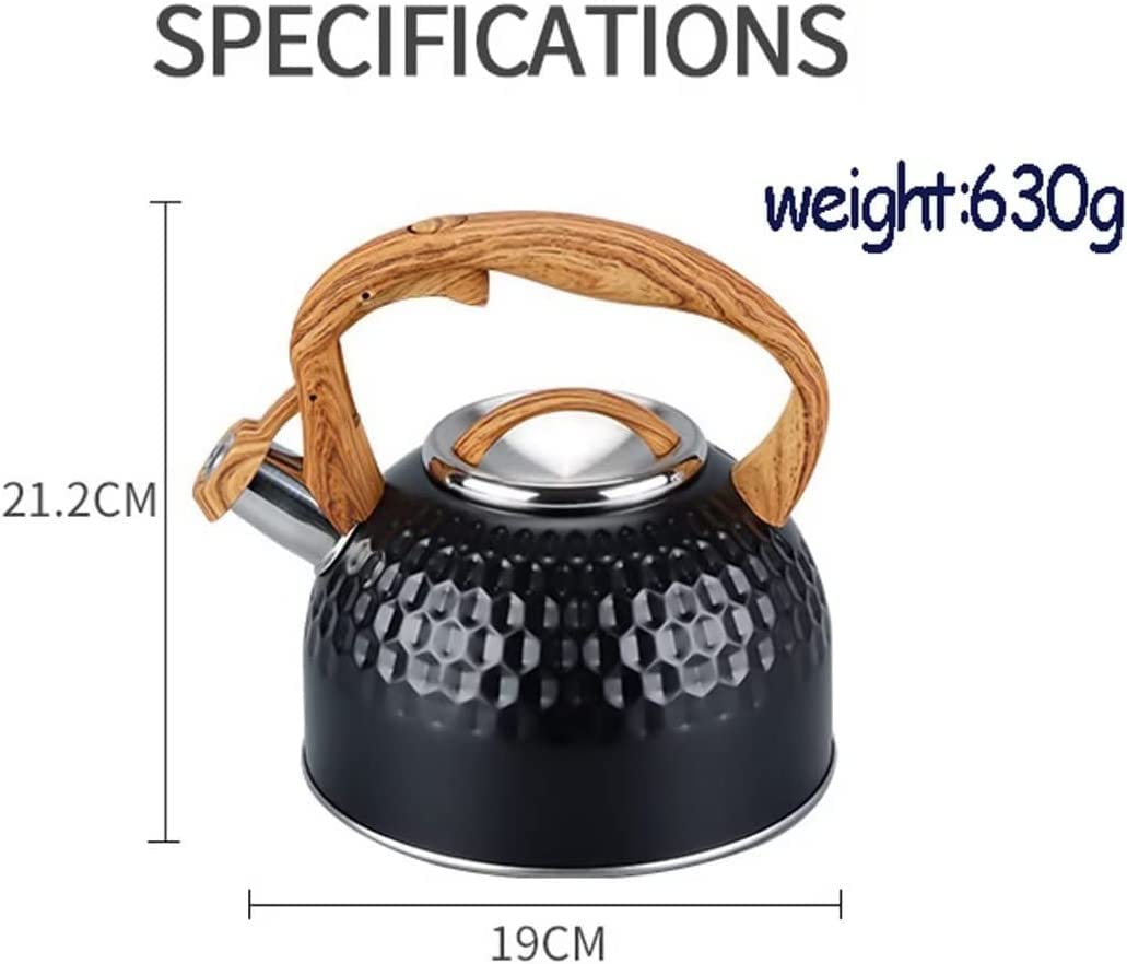 Amazon | やかん ヤカン 2.5L ステンレス鋼口笛ケトル温水