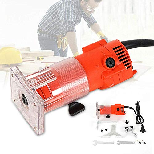 6,35mm(1/4") Oberfräse Electric Hand Trimmer Laminate Kantenfräse Fräse Holzfräse 300W Cover