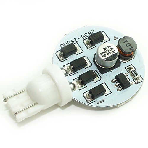 Debonauto 20 X T10 Led Light Bulb Super Bright 6000K 12V 4.8W 921 168 194 Trailer,Boat,Rv,Iandscaping & Camper Interior Wedge 24-Smd(Pure White) #TOP1