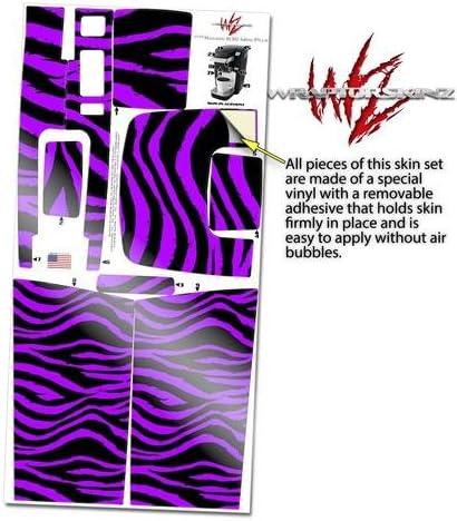 Decal Style Vinyl Skin compatible with Keurig K10 / K15 Mini Plus Coffee Makers Purple Zebra (COFFEE MAKER NOT INCLUDED)
