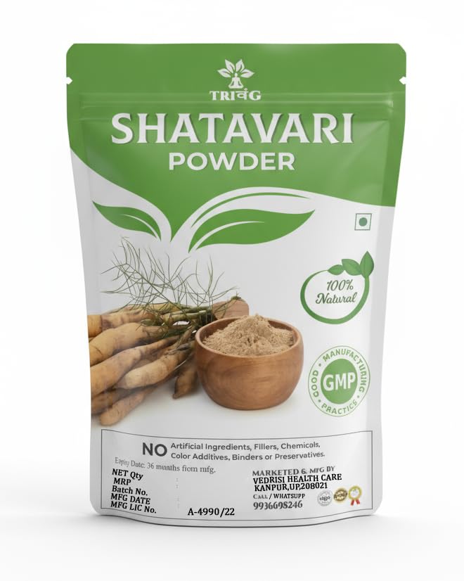 Image of Safed Musli, Ashwagandha, Kaunch, Shatavari Powder Combo - Herbal Supplement - 4 Items (100gm(eachPack))