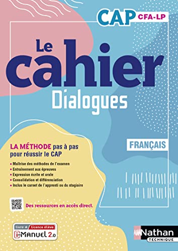 livre Le cahier Dialogues - Français - CAP