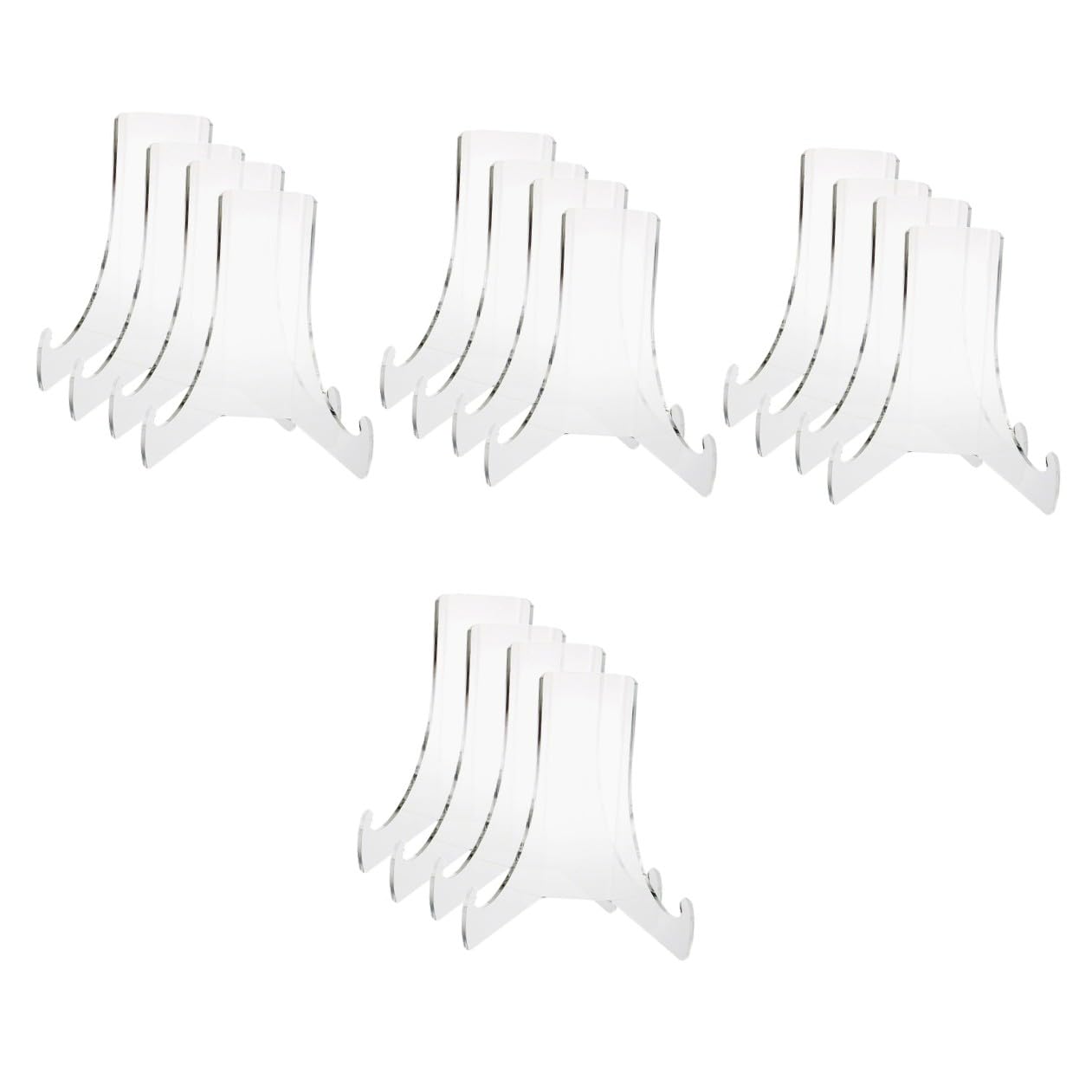 TOPBATHY 4 Set di Supporto per Espositore per Biglietti da Visita Supporto per Foto Cavalletto per Decorazioni 4 Pezzi*4