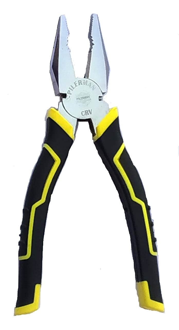 Sturdy Steel Heavy Duty Combination Plier for Home Electrical USe and Engineers (8-inch Special)