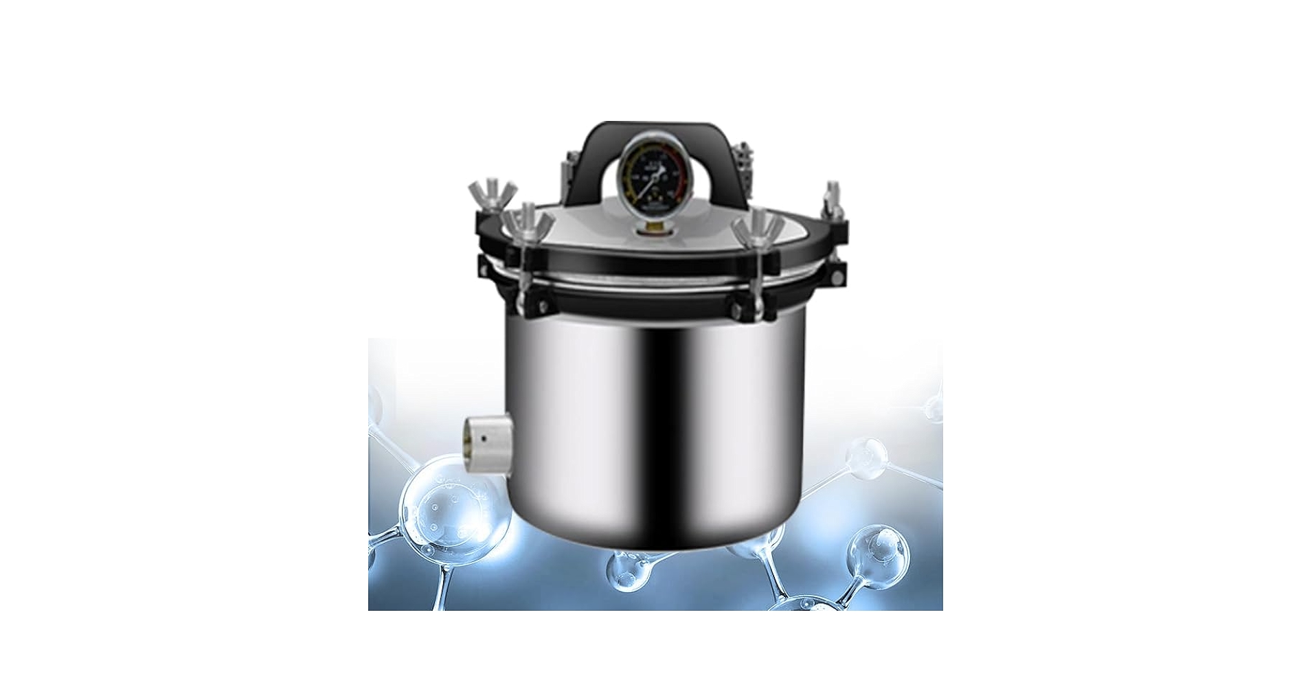 Amazon | オートクレーブ 高圧蒸気滅菌器 12L 高温加圧 圧力蒸気