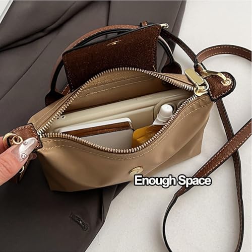 Women's Fashion Colorblock Mini Crossbody Bag, Mini Crossbody Bags for Women, Versatile Crossbody Canvas Tote Bag4