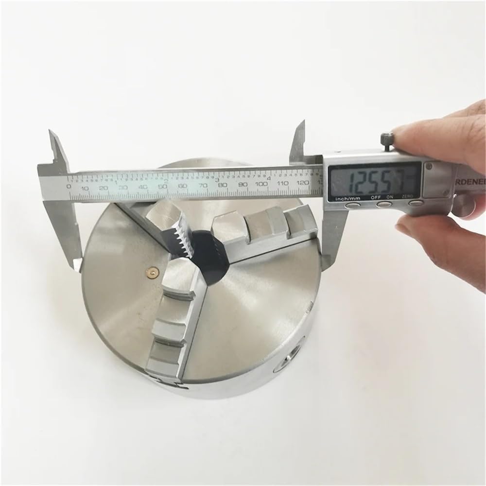 K11-125 uchwyt tokarski, trzy szczęki automatyczny centrujący trzpień, 125 mm, uchwyt szczękowy 5 cali z hartowaną stalą do mini tokarki