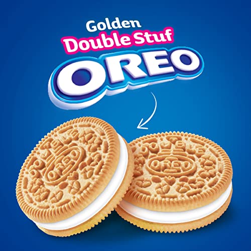 Image of OREO Double Stuf Golden Sandwich Cookies, 15.25 oz