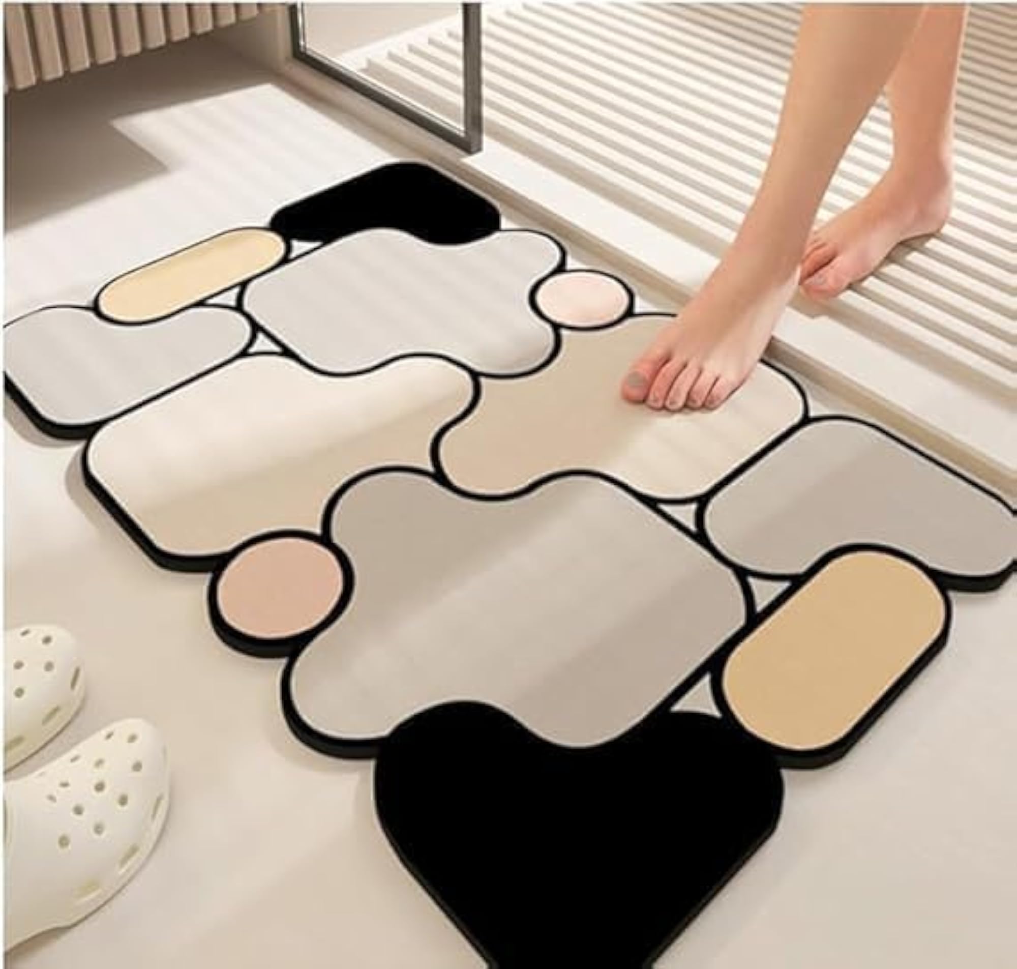 Interlocking Flower Floor Mat