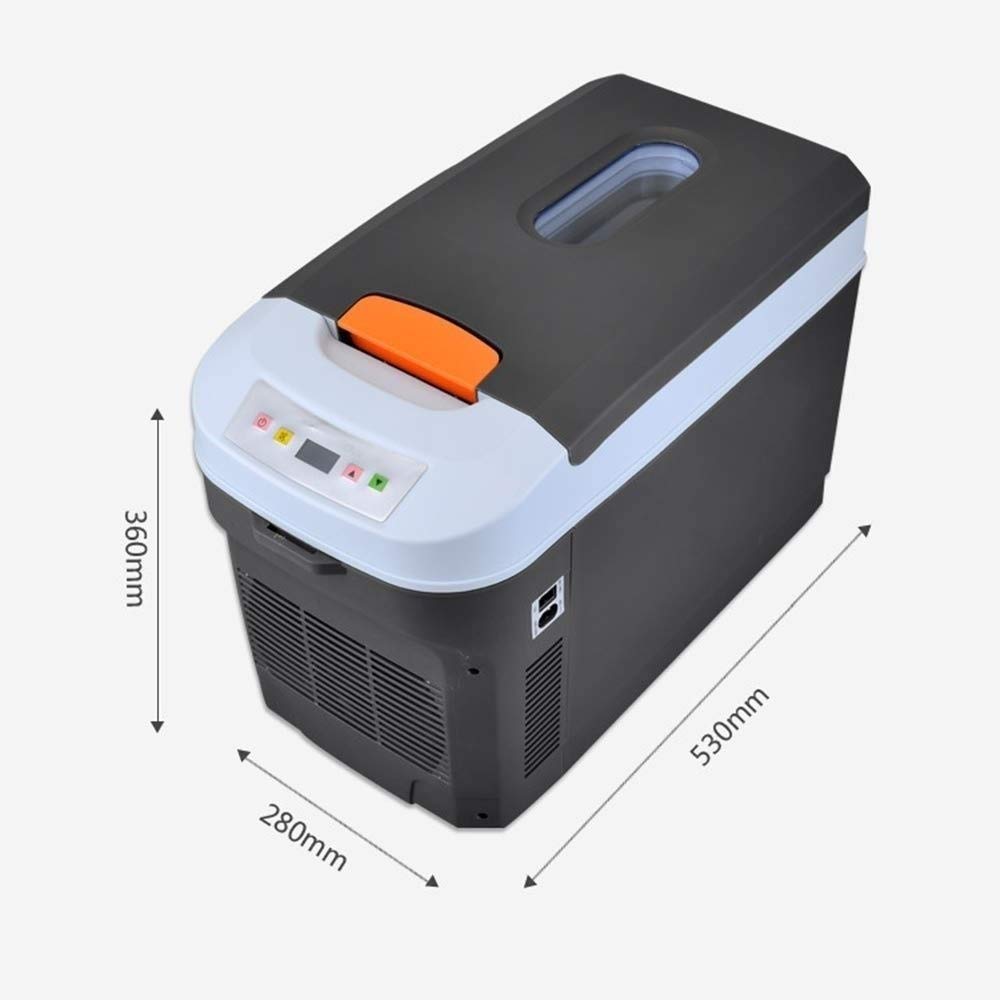Frigo Portatile Termoelettrico 22L, Frigorifero Elettrico, 12V/24V/220V Funzione Caldo Freddo, Camion Famiglia Auto Camping