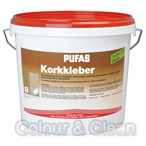 Preisvergleich Produktbild Pufas Korkkleber für Wand- und Deckenverklebungen 8 kg