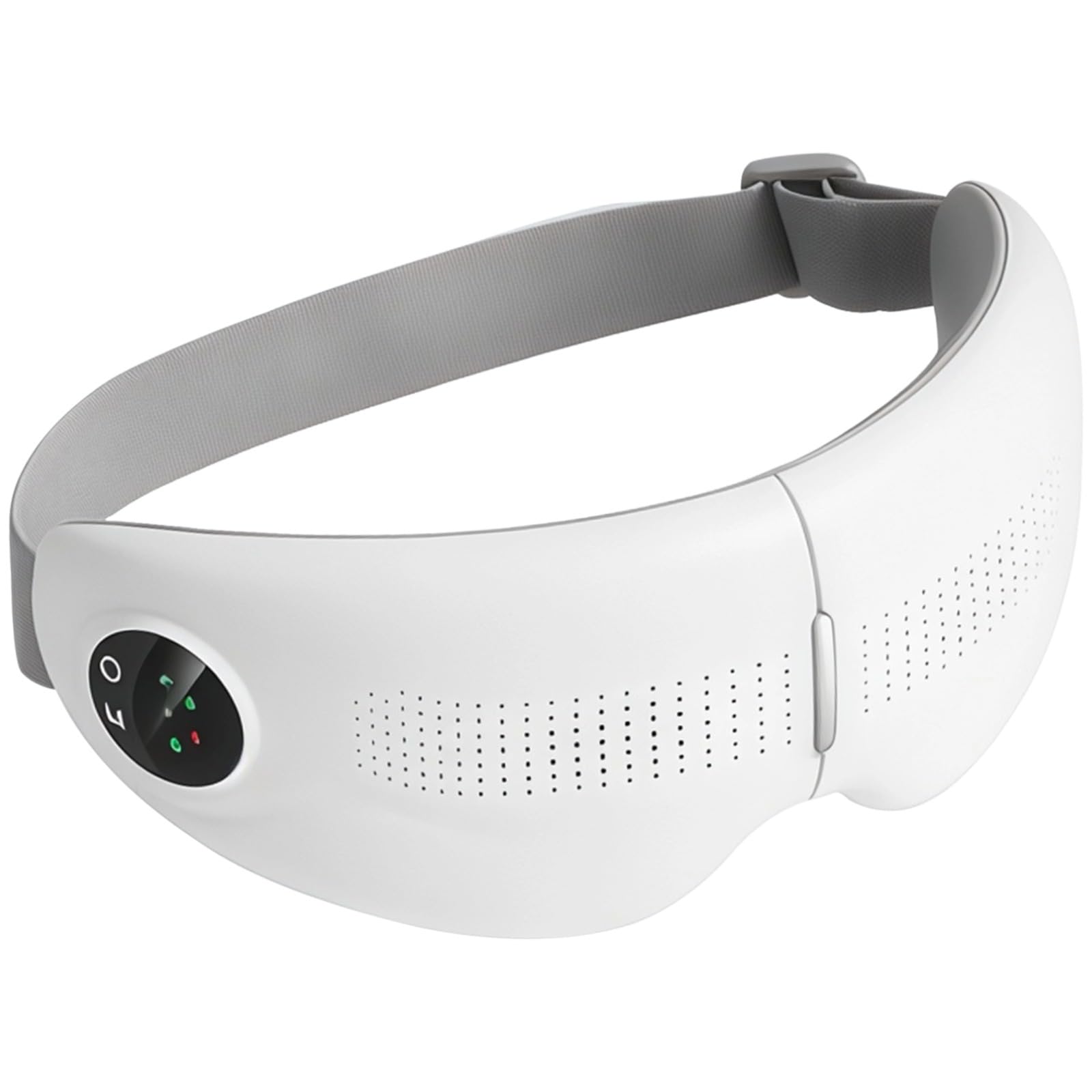 Rechargeable Eye Mask Music And Heating Adjustable Strap Eye Massager 5 Modes Reduces Dark Circles Tired Eyes Relief
