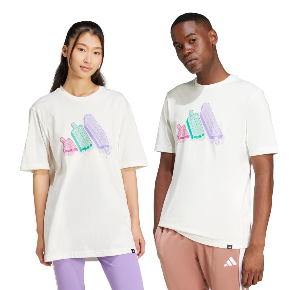adidas Mens Lounge Ice Graphic T-Shirt