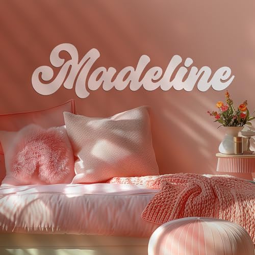 EGD Custom Cursive Letter Wall Decals | Personalized Name Decor with Fancy Font | Baby & Kids Room Decor | Multiple Colors Options (Cursive Fancy 2)