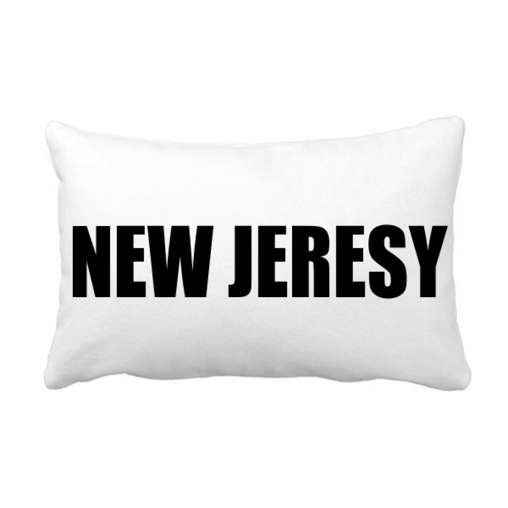 Coussin oreiller lombaire New America de 16x24 pouces, housse multicolore pour décor de canapé