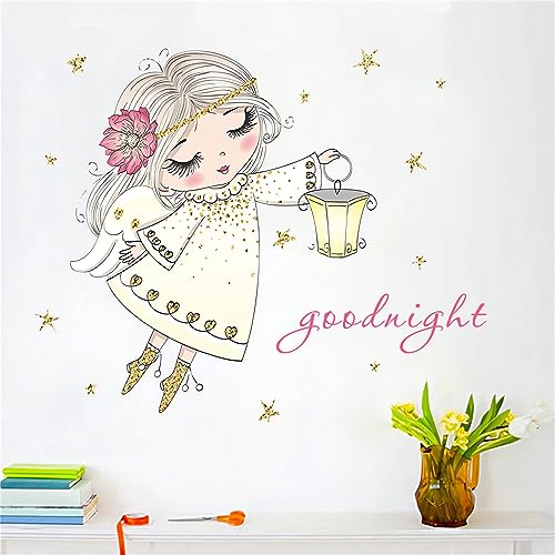 Vinilo Decorativo Ángel Rose Pink para Pared miniatura 4