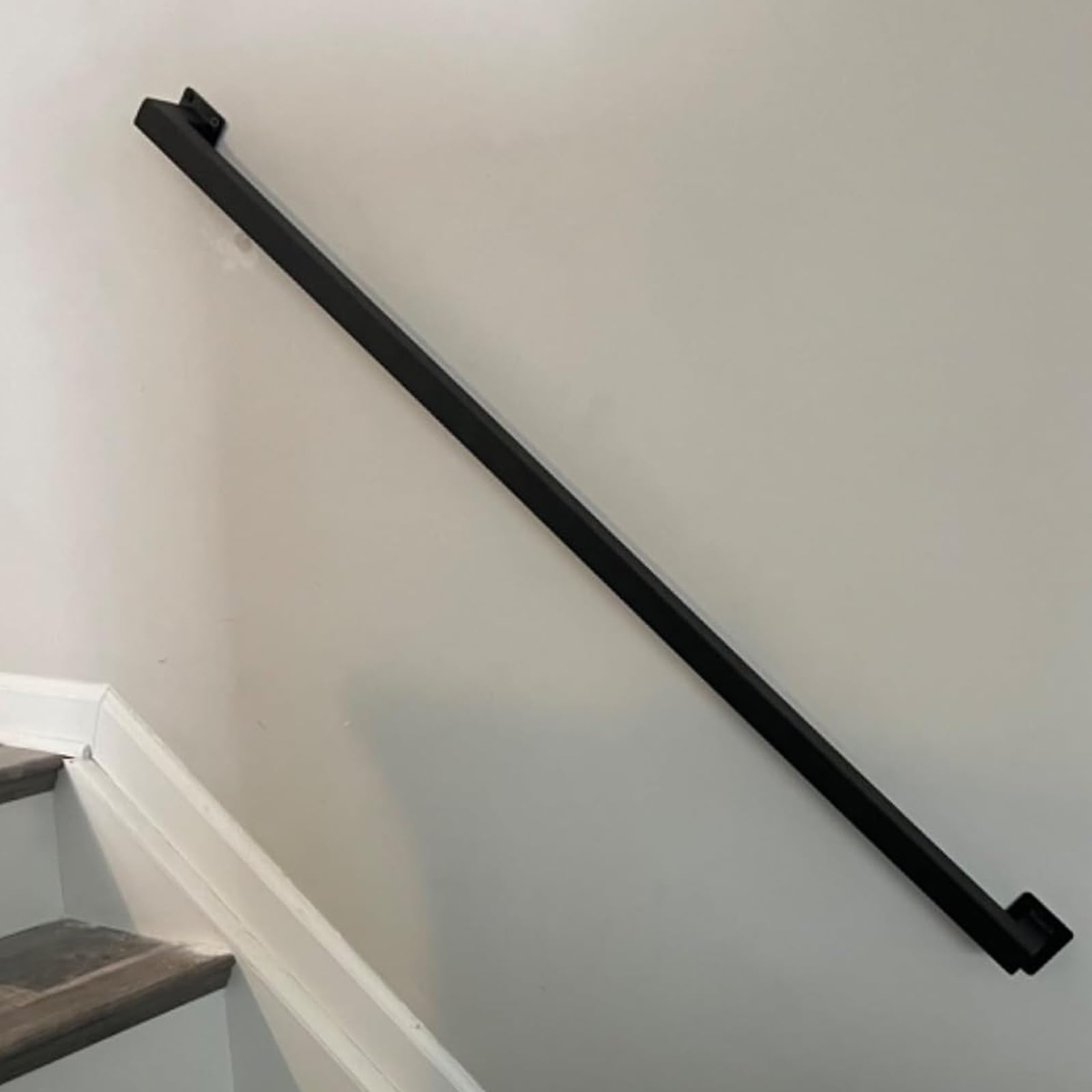 Handrail for Indoor Stairs Grab Rails for Disabled Elderly,Modern Staircase Railing for Indoor Outdoor Steps, Non-Slip Grab Handle for Stairs Loft Porch (60cm)