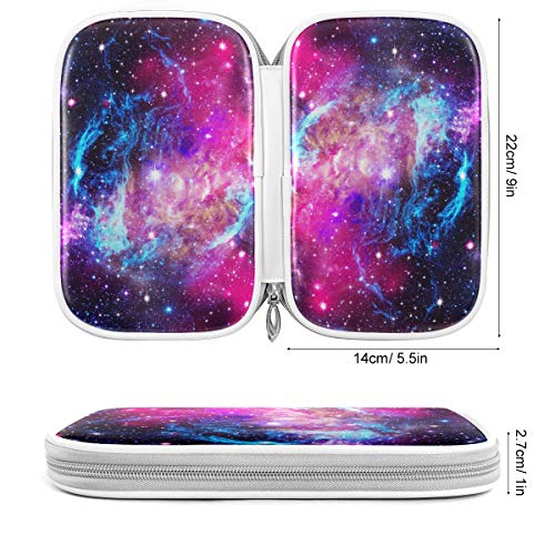 Image of Space Galaxy Starry Night Pencil Bag Case Zipper Pencil Holder Organizer Stationary Pen Bag Cosmetic Makeup Bag Pouch Purse for School Office Supplies
