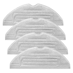 Home Times Vacuum Accessories Kit for Roborock MaxV/ S7 MaxV Plus/ S7 MaxV Ultra/ S7/ S7+ 1 Roller Brush, 4 Hepa Filter, 4 Side Brush, 4 Silver Ion Mop Cloth (4 Silver Ion Mop Pads)