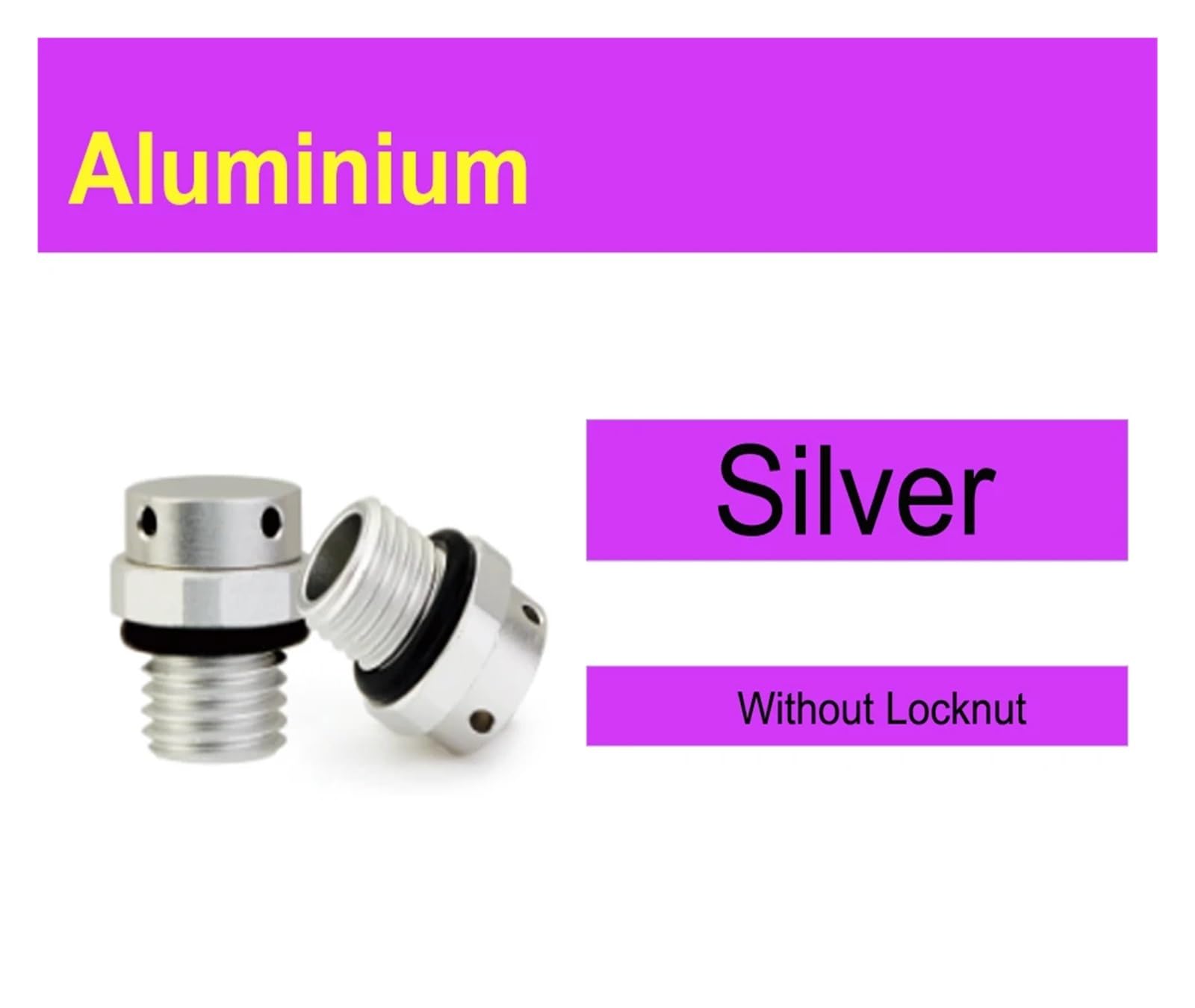 Ausgleichsventil for Atemschutzmasken, Entlüftung, IP68, wasserdicht, mehrere Materialien und Größen(Aluminium,M6x125pcs)