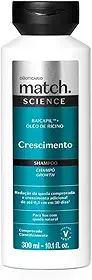 Shampoo O Boticário Match Science Crescimento 300ml - Tratamento para Crescimento Capilar e Redução de Queda
