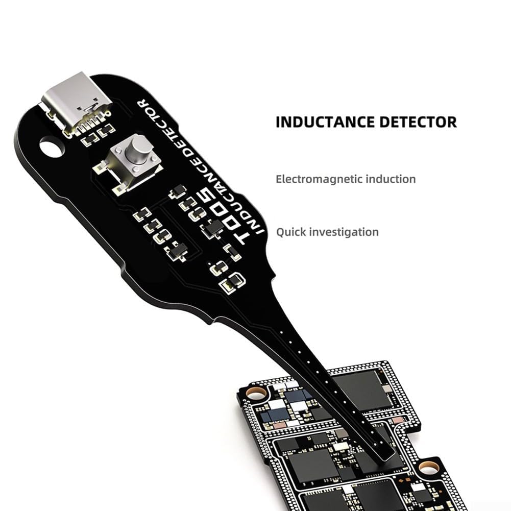 Tester Induttori Circuito Portatile Tester di Induttanza per Induttori Tester Bobina Scheda Madre Induttanza Rilevatore di Test per Riparazione PCB Manutenzione Elettronica
