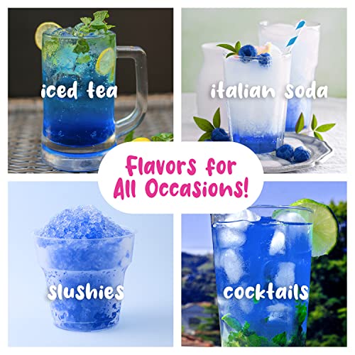 Hawaiian Shaved Ice Syrup, Blue Raspberry, Gallon #TOP5