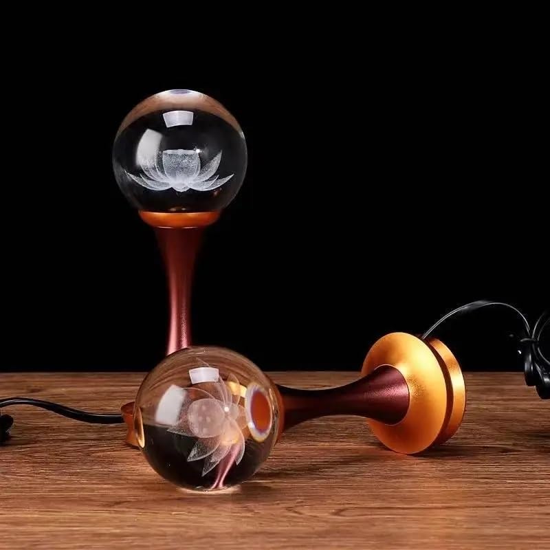 Lampe de Bouddha en cristal de haute pureté à éclairage LED