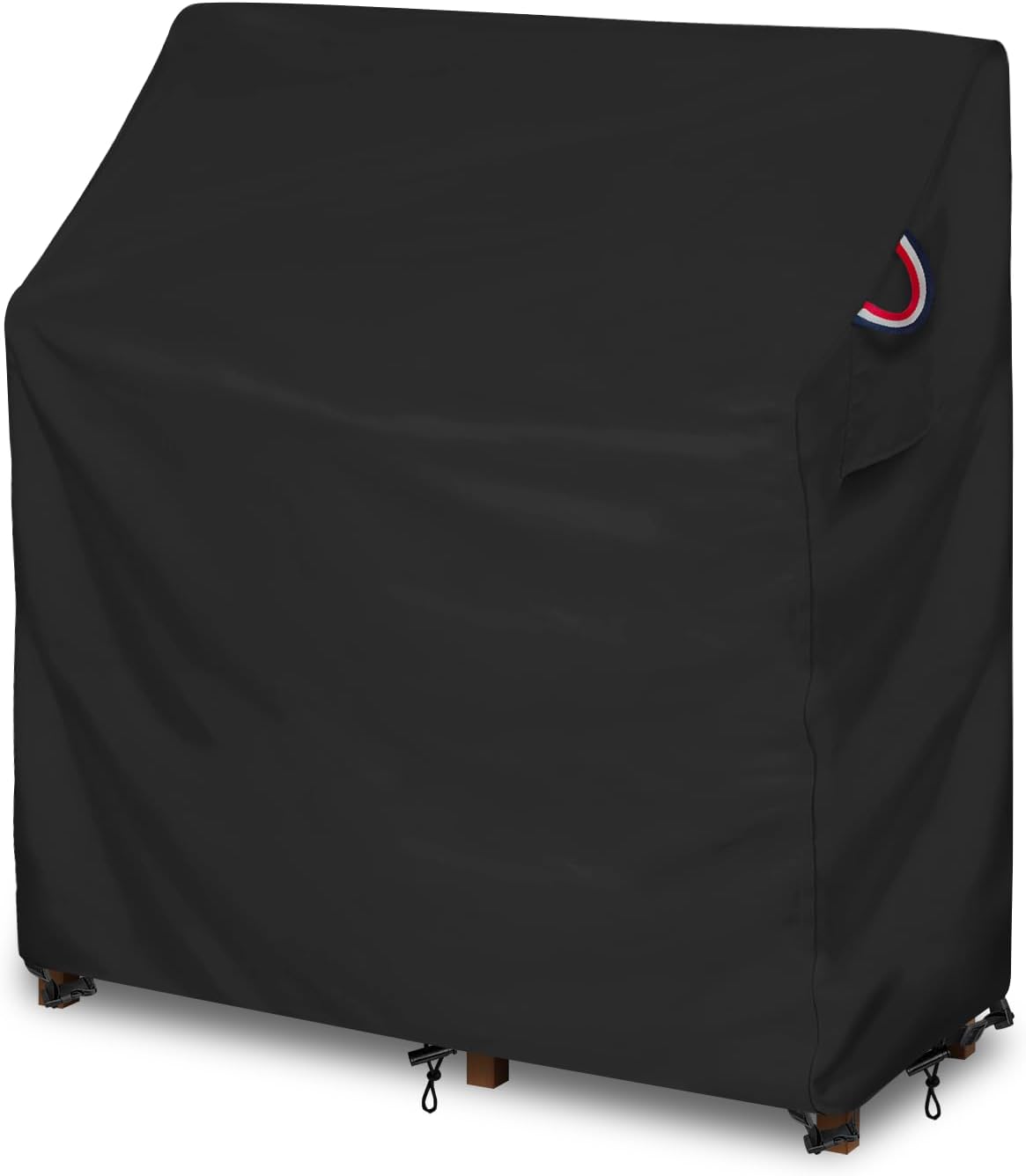 Outdoor Potting Bench Table Cover Waterproof for Outdoor Garden Potting Bench Table Dustproof UV Resistant All-Weather Potting Bench Cover 45″x20″x49″ Outside Potting Benches Covers (Black)