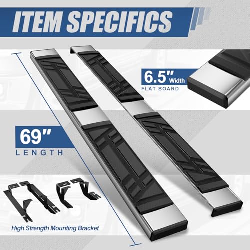 Estribos laterales acero inoxidable para Lexus NX miniatura 3
