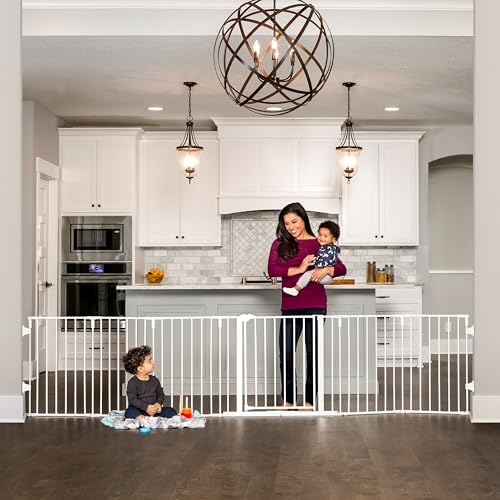 Regalo Safety 56"-130" Super Wide Baby Gate...