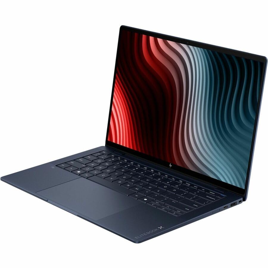 Image of HP EliteBook X G2a 14 inch Touchscreen Copilot+ PC Notebook - 3K - 120 Hz - AMD Ryzen AI 9 HX Ryzen AI PRO 400 470-64 GB - 1 TB SSD - English Keyboard - Atmospheric Blue - AMD Chip - 2880 x 1800 - Windo