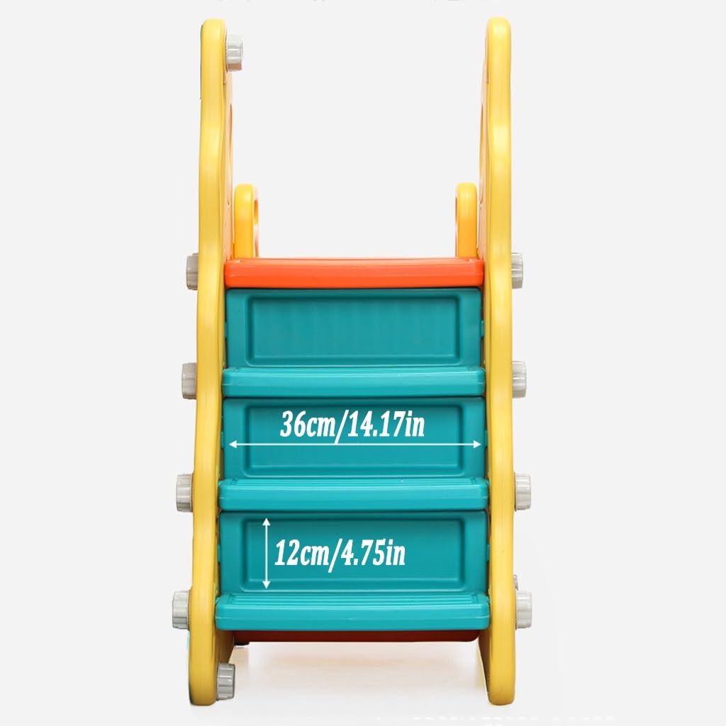 Set De Tobogán Con Escaleras Y Bloques De Espuma Para Niños | 3 Colores Pastel | Apto Para Guarderías Y Jardín De Infancia